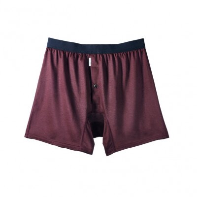 メンズ下着 ニットトランクス (XL・ボルドー3枚) ZIVANE 締め付け感のない/パンツ/ジバン