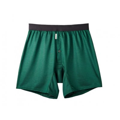 メンズ下着　ニットトランクス(XL・グリーン・1枚)