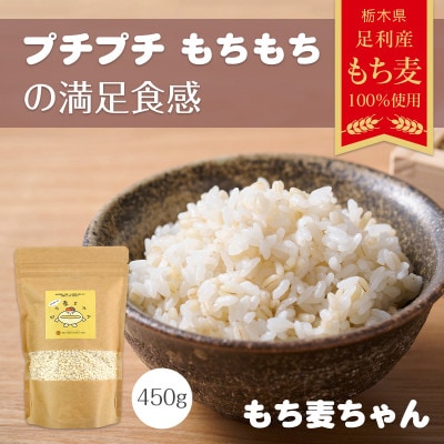 もち麦ちゃん 450g<栽培期間中 農薬・肥料不使用>