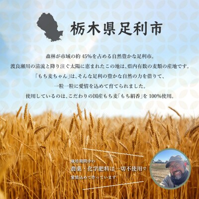 もち麦ちゃん 450g<栽培期間中 農薬・肥料不使用>