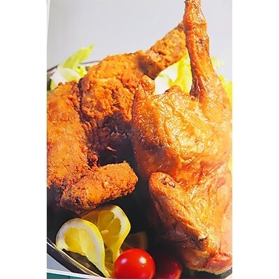 【新潟名物】鶏の半羽(半身)唐揚げ(カレー味×2枚、旨塩味×1枚セット)