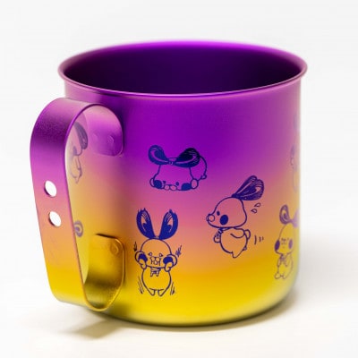 ミコぴょん チタン製マグカップ 紅葉