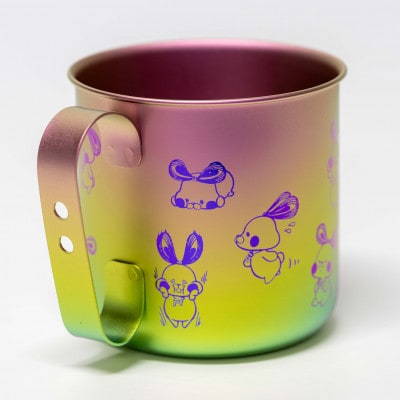 ミコぴょん チタン製マグカップ 桜