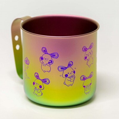 ミコぴょん チタン製マグカップ 桜