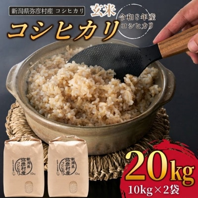 【令和8年産 新米受付】新潟県弥彦村石井農園　コシヒカリ【玄米 20kg】