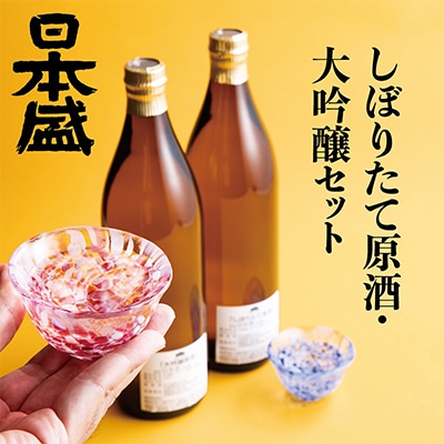 日本盛　しぼりたて原酒・大吟醸セット