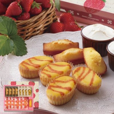 【アンリ】スマイルフォー東北フロム芦屋ケークフロマージュアソート《フレーズ》14個入ST-22SN