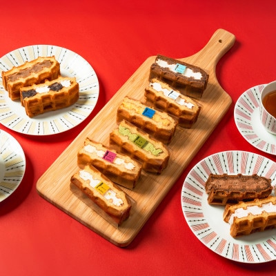 ワッフルケーキ定番10個セット