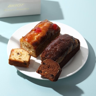 フルーツケーキ・チョコレートケーキ　2種詰め合わせ(西宮市・芦屋市共通返礼品)