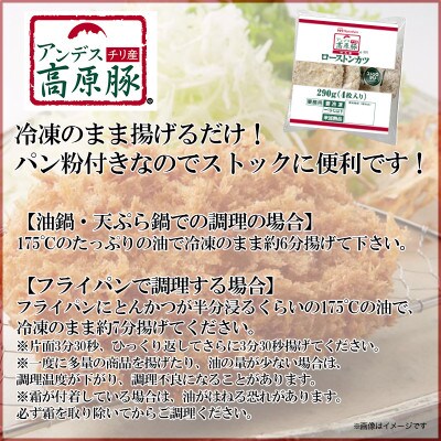 【ふるさと納税】アンデス高原豚使用 ロースカツ 290g (4枚)×10袋 計2.9g 冷凍 おかず