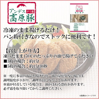 【ふるさと納税】アンデス高原豚使用 ヒレカツ 240g (10枚) x 10袋 計2.4kg 冷凍