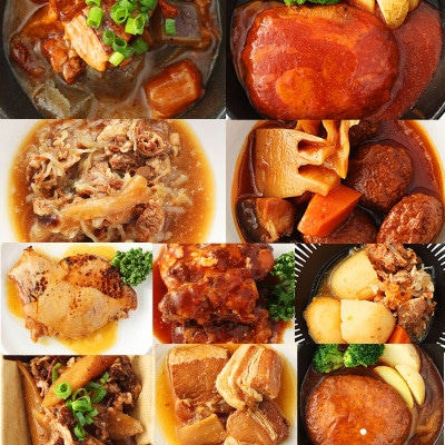 日常常温食「うちのや」 お肉おかず 10品目セット(長期保存・非常食)