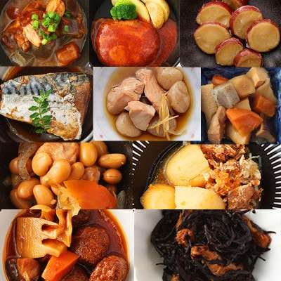 日常常温食「うちのや」 おかず10品目 セットA(レトルト・常温保存)