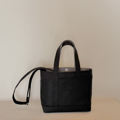 NUNUTOTO　ブラック×グレー　Mサイズ　ショルダーストラップ&ペットボトルホルダーセット