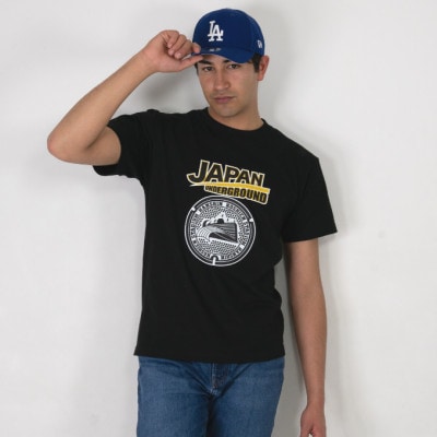 阪神甲子園球場 マンホールTシャツ 黒 XLサイズ
