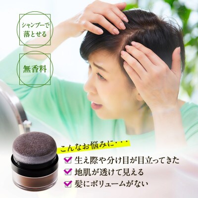 ハリエッタ カバーヘアファンデーション(ダークブラウン)3セット 兵庫県 西宮市