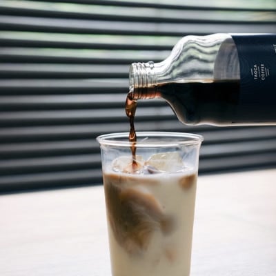 カフェオレベース600ml　DECAF(ノンカフェイン)タイプ　2本
