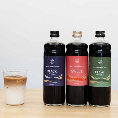 カフェオレベース600ml　無糖タイプ　6本
