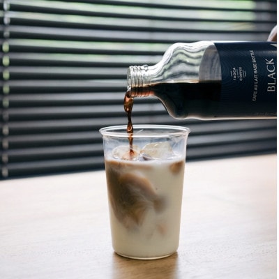 カフェオレベース600ml　無糖タイプ　12本