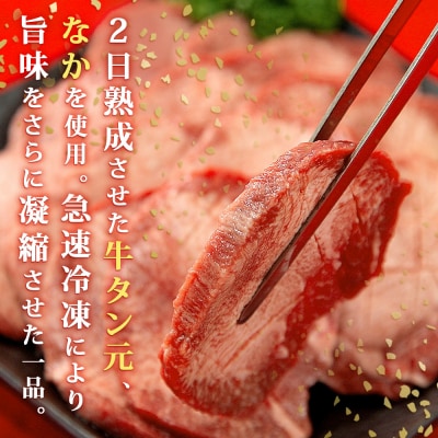 牛タン 熟成厚切り 塩味 500g 冷凍 焼肉 バーベキュー 牛たん 熟成牛たん 宮城県 A