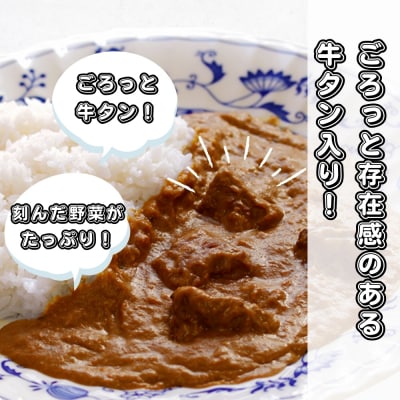 ブルーインパルス レストラン牛タンカレー(中辛)レトルトカレー 常温保存