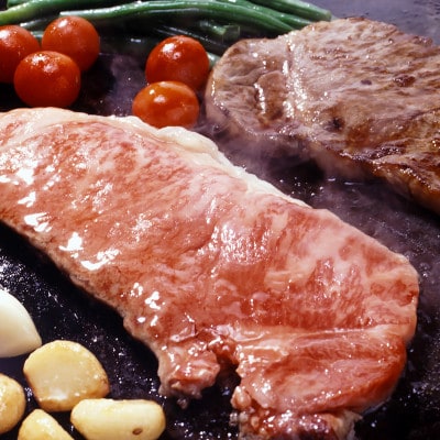 【冷蔵便】神戸牛 ステーキセット 計800g(ロース&柔らか赤身 100g 各4枚)