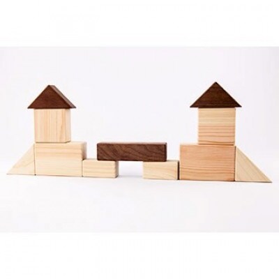 桧のおもちゃ IKONIH　Building Block　アイコニー　積み木