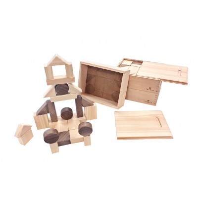 桧のおもちゃ　IKONIH　Buildind Blocks DX　アイコニー　デラックス積み木