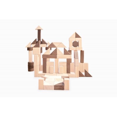 桧のおもちゃ　IKONIH　Buildind Blocks DX　アイコニー　デラックス積み木