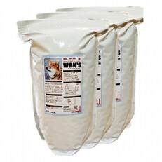 神戸生まれの 新鮮な無添加 ドライドッグフード 『WANS』2.3KG 3個セット