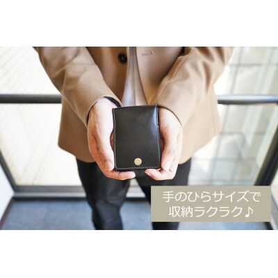 FOOTANブランド　本革小銭入れ・カードケース【レッド】