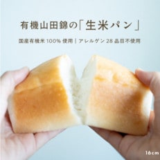 田田田堂　有機山田錦の「生米パン」　3個セット | ふるさと納税のお礼品