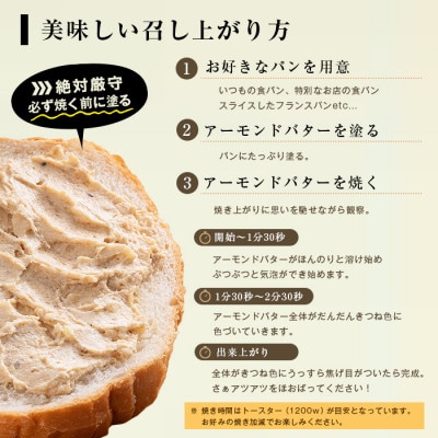 リッチアーモンドバター　170g×1本