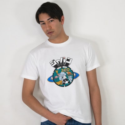 神戸市 マンホールTシャツ 白 Sサイズ
