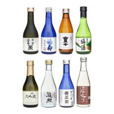 【沢の鶴・福寿・剣菱・菊正宗・白鶴・瀧鯉・櫻正宗・道灌】神戸の酒蔵飲み比べセット(300ml×8本)