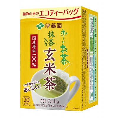 お～いお茶エコティーバッグ 玄米茶　2ケース(20袋×20箱)