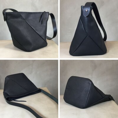 【-Less】J STEER　ツイストショルダーバッグ　LMSB-0065(ブラック)