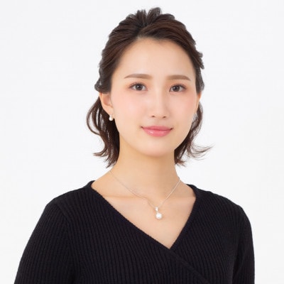 【常盤木】白蝶真珠(南洋真珠) ダイヤモンド K18 ホワイトゴールド ペンダントトップ