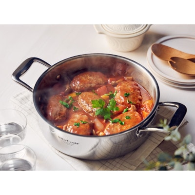 Nシリーズ 両手鍋 浅型 24cm