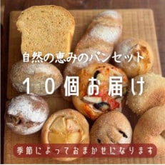 [10個入り]パン屋kotubuの自然の恵みのパンセット(小)