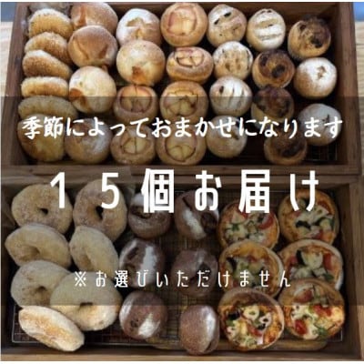 【15個入り】パン屋kotubuの自然の恵みのパンセット(大)