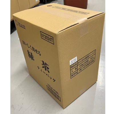 【16個入り】日常茶 ファミリーパック 緑が鮮やかな緑茶ティーバッグ 160g(40p)
