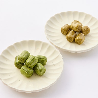 【6個入り】添加物なし　アソート　匠利休 抹茶あめ&ほうじ茶あめ60g
