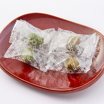 【6個入り】添加物なし　アソート　匠利休 抹茶あめ&ほうじ茶あめ60g