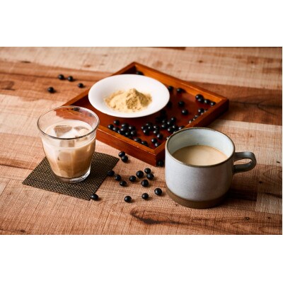 【お試し6個入り】添加物なし　ノンカフェイン　ミルクでつくる黒豆きなこラテ80g