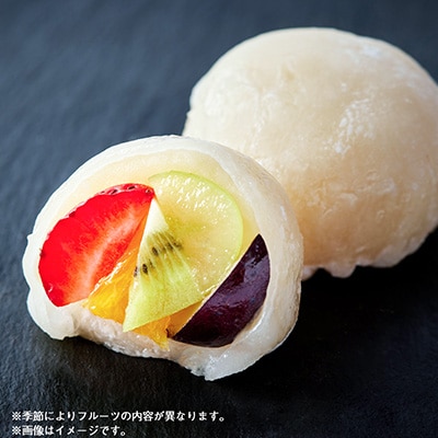 【2種計6個】2種の餡が楽しめる大福食べ比べセット(各3個)　フルーツ専門店の人気商品　