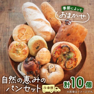 【10個入り】パン屋kotubuの自然の恵みのパンセット(小)