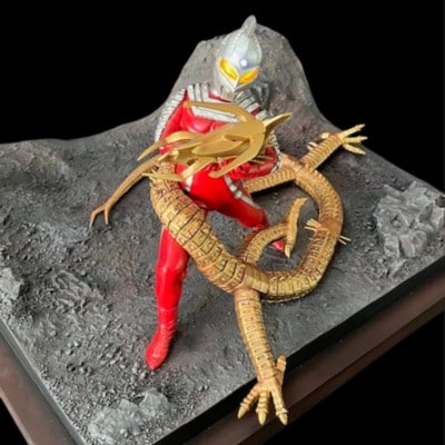 ウルトラマンシリーズ　ウルトラセブンVSナース(オリジナル1点もの)レジンキャスト製塗装済完成品