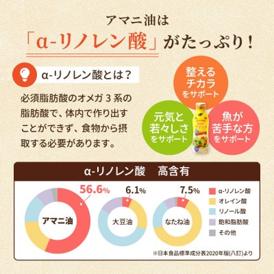 【数量限定】毎日のアマニオイルブレンド(亜麻仁油)　300g×3本