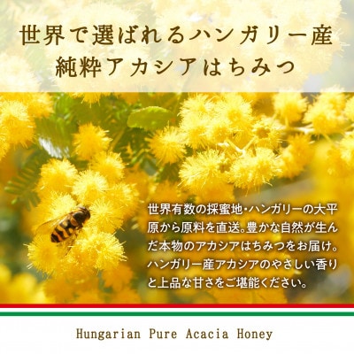 ハンガリー産　アカシアはちみつ(純粋蜂蜜)　500g×2本